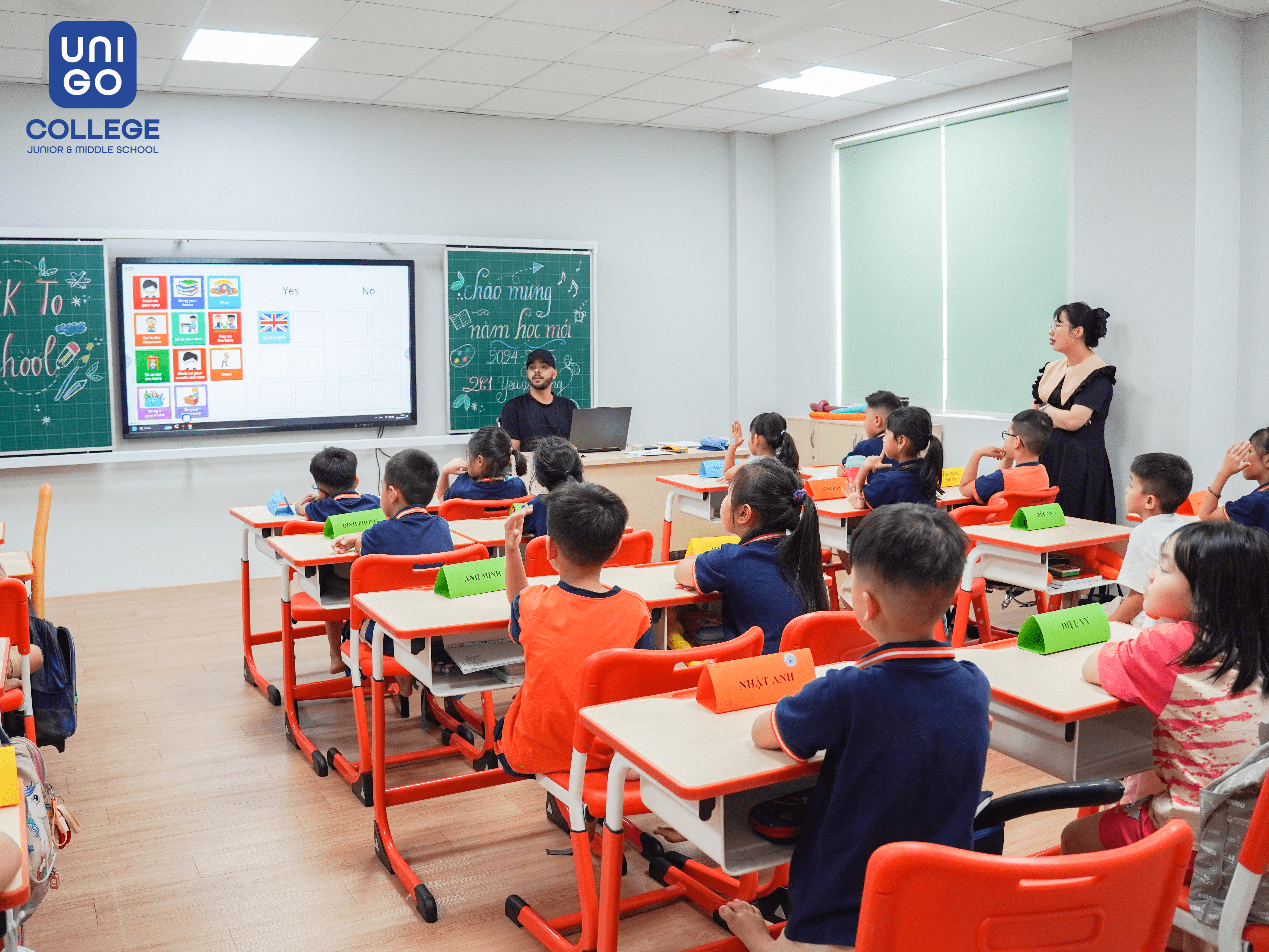 NHỮNG GIỜ HỌC ĐẦU TIÊN NGÀY “BACK TO SCHOOL” TẠI UNIGO